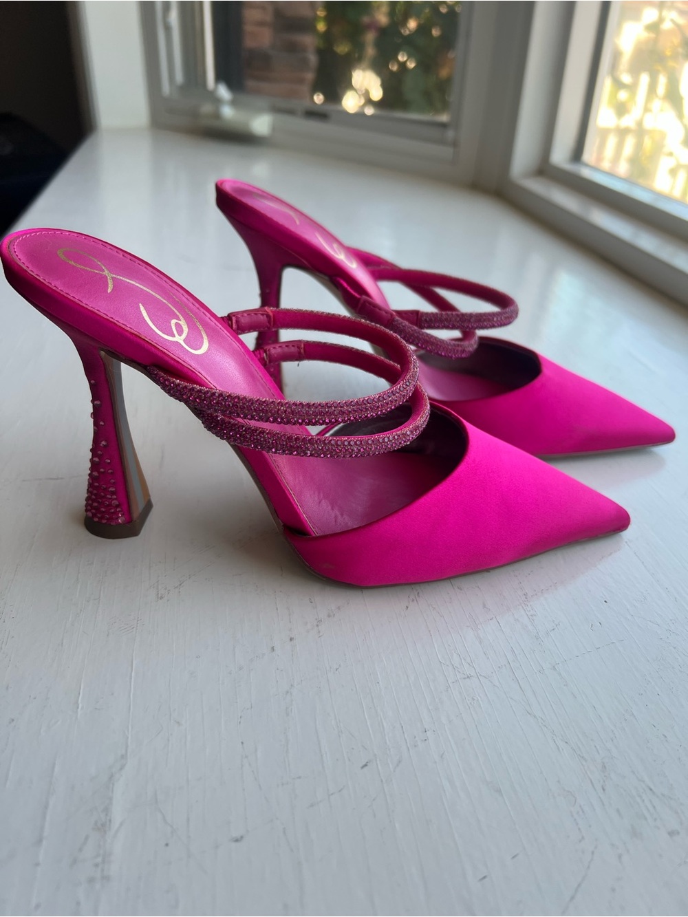 Sam Edelman Agustina Mules Bold Fuchsia, 6.5